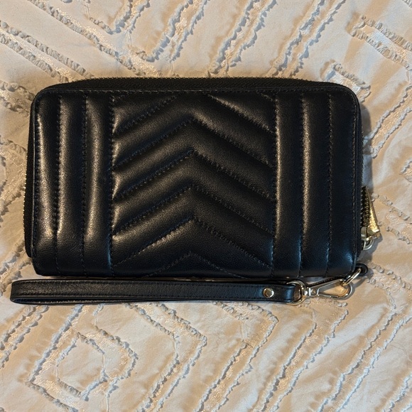 Michael Kors Black Quilted Wristlet - Picture 2 of 5